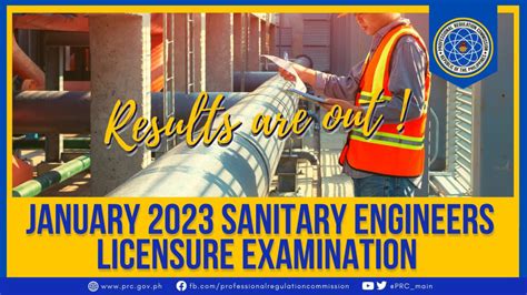 sanitary engineering board exam 2023|Republic of the Philippines Professional Regulation Commission .